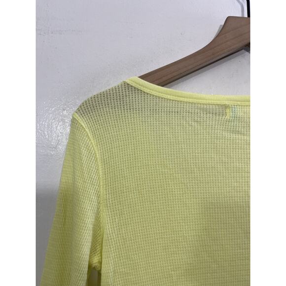 Vtg Y2K 90s Bella Minimalist Baby Cardigan S Academia Parisian Butter Yellow - Picture 12 of 16